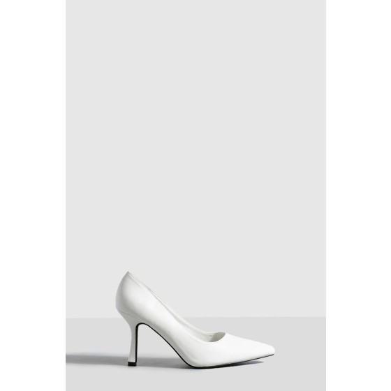 Wide Fit Low Stiletto Court Shoes