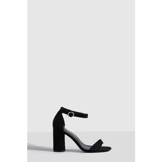 Rounded Heel 2 Part Barely There Heels
