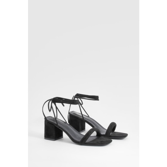 Low Block Wrap Up Heels