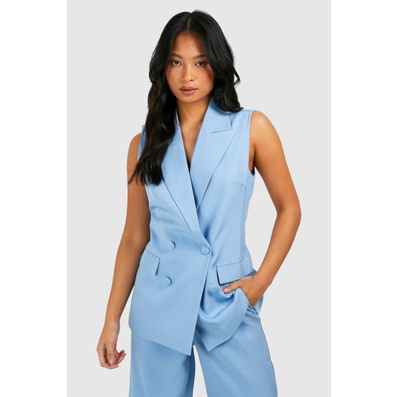 Petite Sleeveless Blazer
