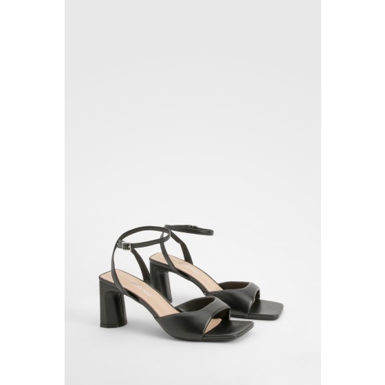Padded Strap Flat Heel Sandals