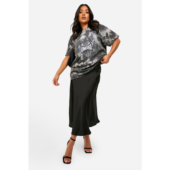 Petite Satin Midaxi Skirt