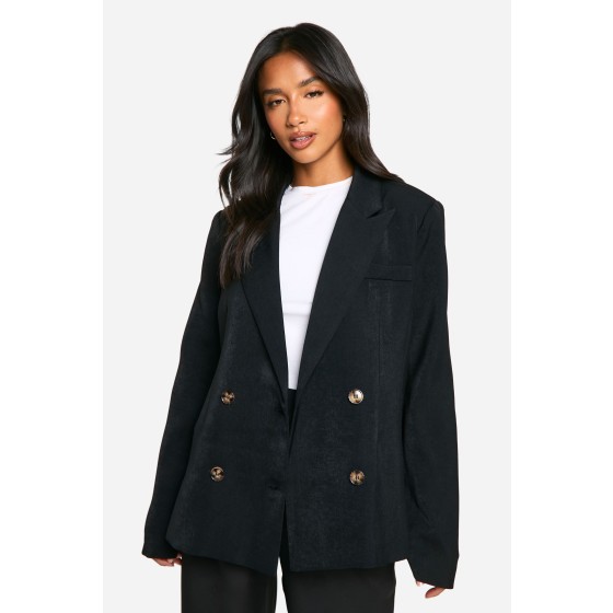 Petite Double Breasted Blazer