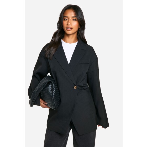 Petite Cinched Waist Blazer