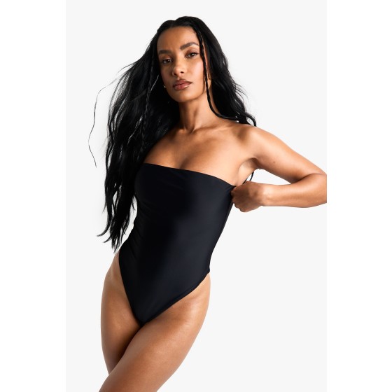 Petite Swimwear Essentials Bandeau Swimsuit