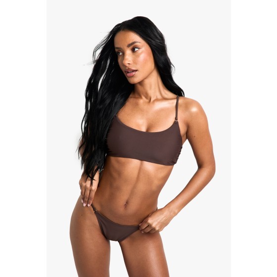Petite Swimwear Essentials Crop Bikini Top