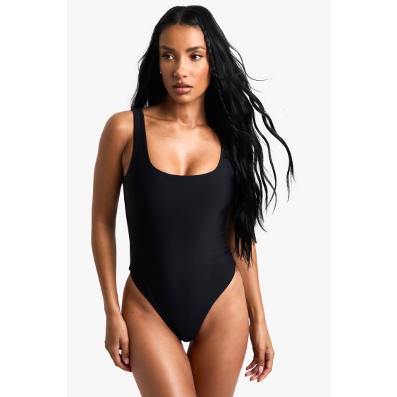 Petite Swimwear Essentials Square Neck Swimsuit
