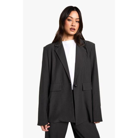 Petite Tailored Oversized Blazer