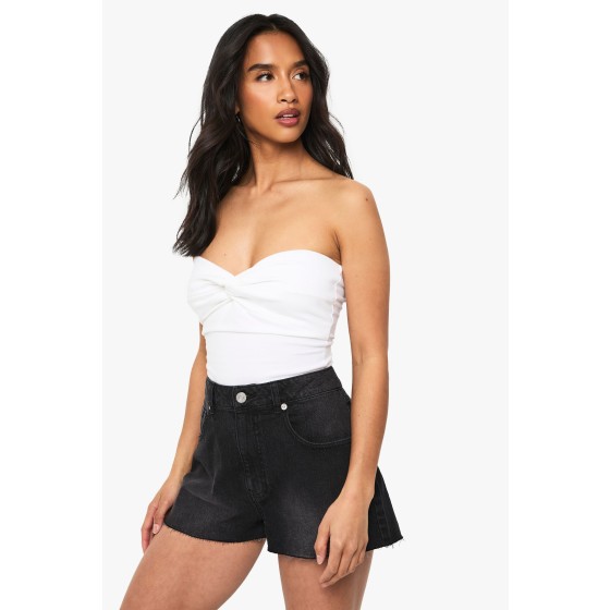 Petite Denim Mini Short