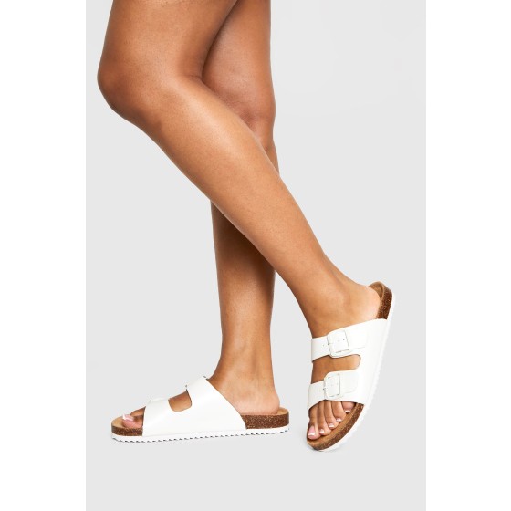 Buckle Double Strap Sandal