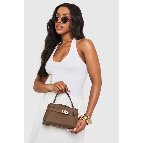 Buckle Strap Detail Mini Bag