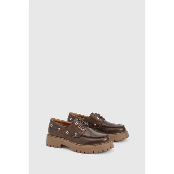 Chunky Boat Shoe Loafers