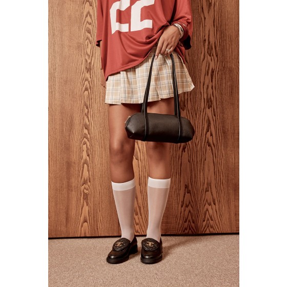 Contrast Handle Bowling Bag