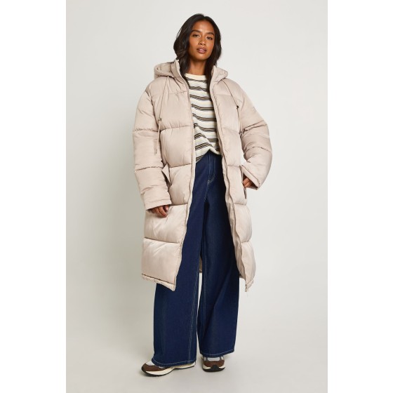 Petite Longline Puffer Jacket