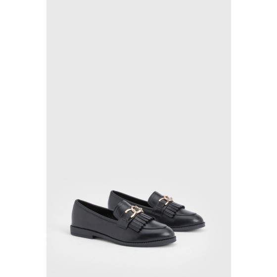 Wide Fit Chain Detail Loafer