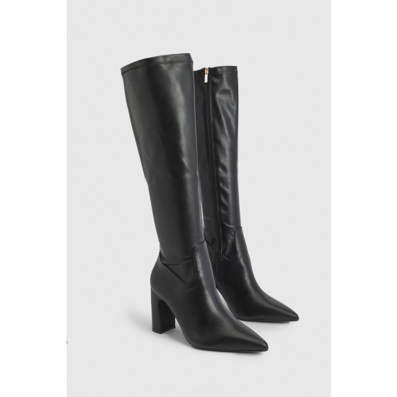 Wide Fit Knee High Stretch Boots