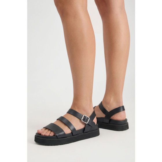 Double Strap Platform Sandals