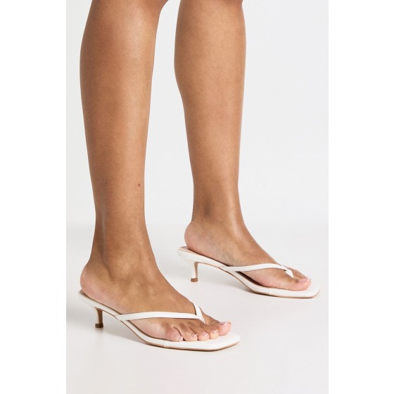 Toe Post Kitten Heel Mules