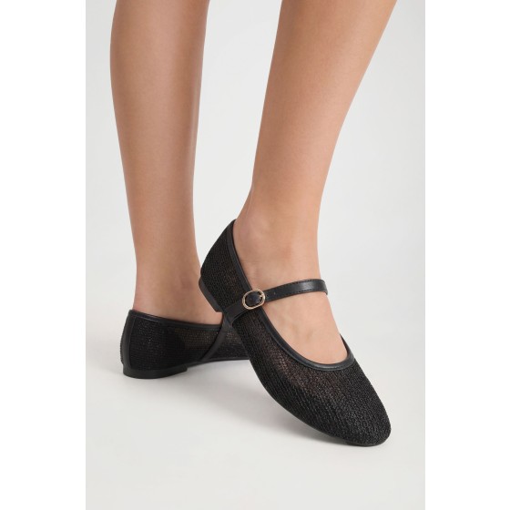 Mesh Ballet Flats