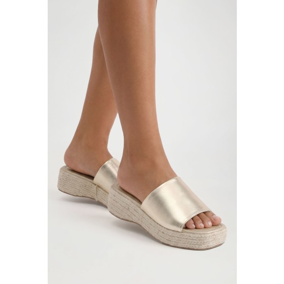 Espadrille Mule Wedges
