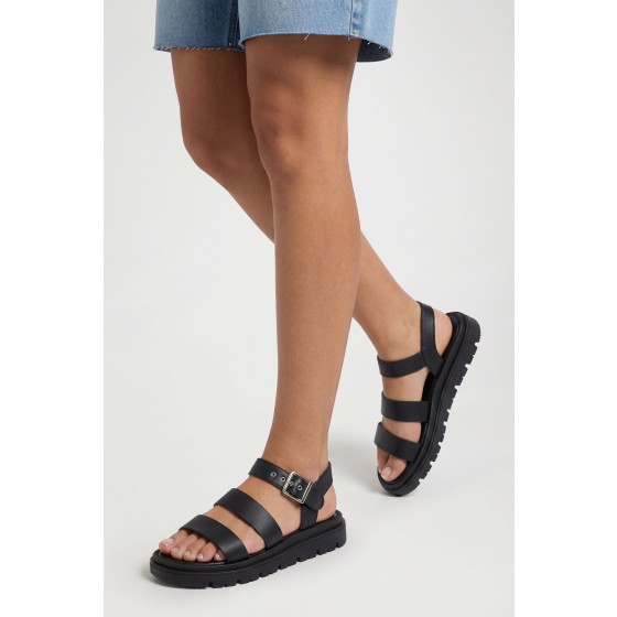 Triple Strap Flatform Sandals