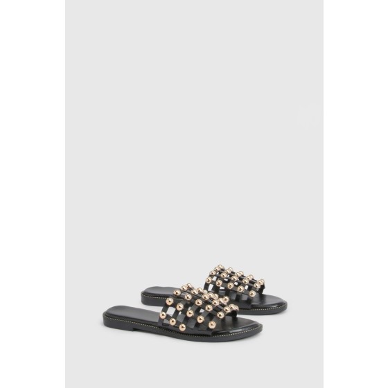 Stud Detail Cage Sliders