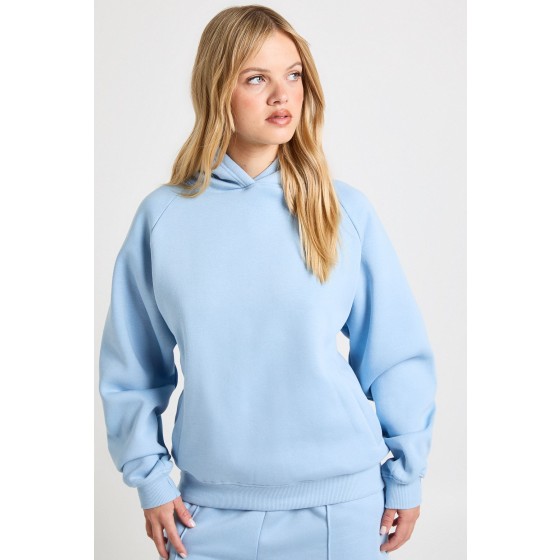 Petite Raglan Seam Oversized Hoodie