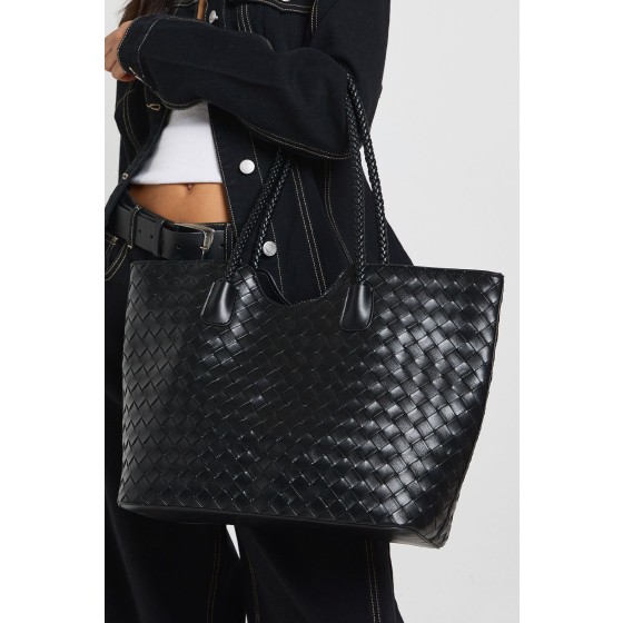 Woven Large Tote Bag