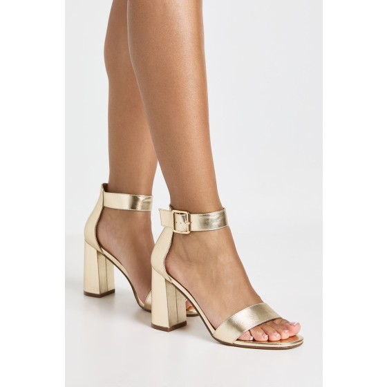 Wide Fit Buckle Detail 2 Part Block Heels