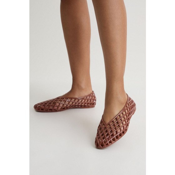 Jelly Cut Out Ballet Flats