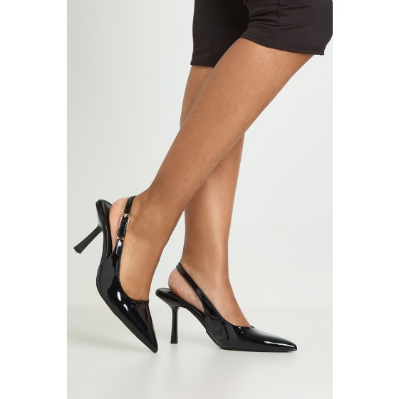 Patent Slingback Stiletto Court Heels