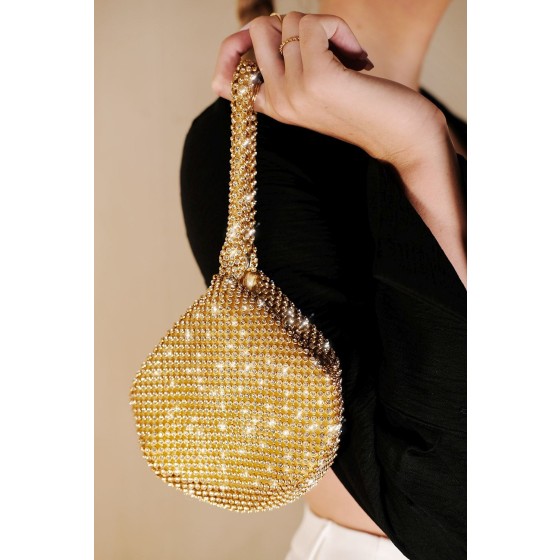 'Diamante' Mini Chainmail Pouch Bag