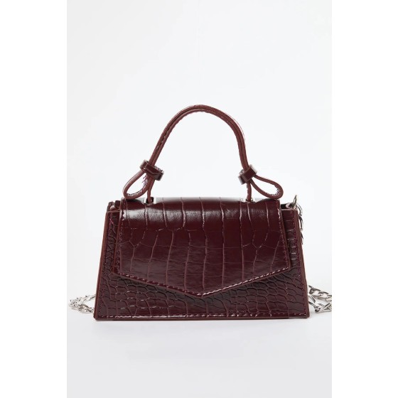 Textured Crossbody Mini City Bag