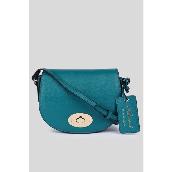 'Borsa della Moda' Real Leather Saddle Crossbody Bag