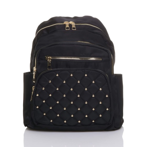 Quilted Studded Backpack Everyday Bag