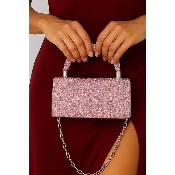 Evening Glitter Diamante Prom Party Bag
