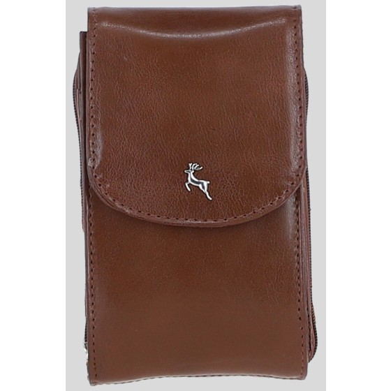 'Luca' Real Leather Crossbody Phone Bag