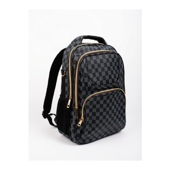 Harper Checkered Backpack
