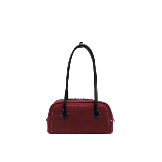 'Ashden' Women's Handbag with Shoulder Strap and Faux Suede Finish