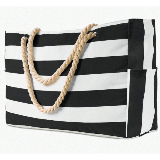 Holiday Summer Beach Woven Bucket Beachwear Tote Bag