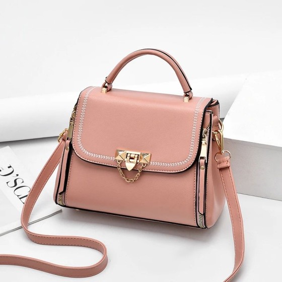 Shoulder Handheld Top Handle Cross Body Clutch Bag