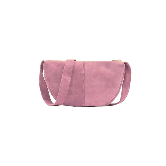 Premium Genuine Italian Suede Leather Crossbody  Bag