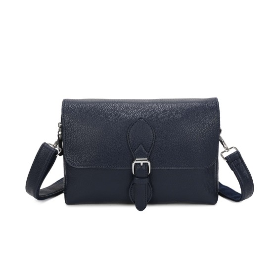 Small Satchel Double Compartments Crossbody Shoulder Bag