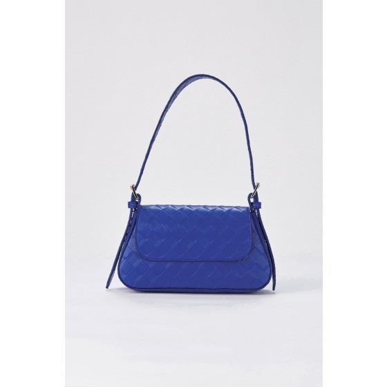 Braided Pu Leather Adjustable Strap Shoulder Bag