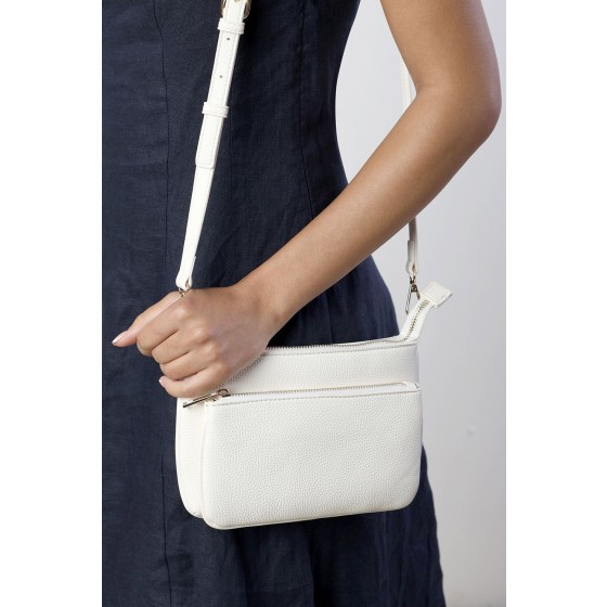 Elani Small Double Zip Cross Body Bag