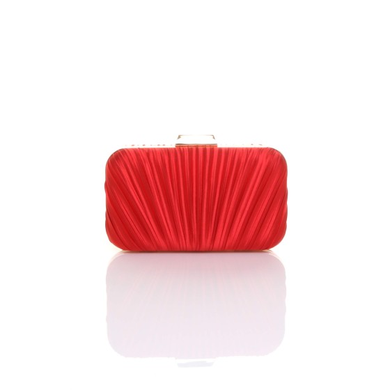 Evening Pleated Satin Bridal Wedding Prom Party Bag
