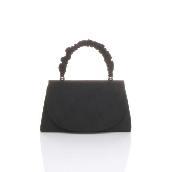 Ruched Handle Party Evening Envelope Clutch Bag