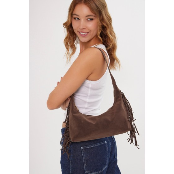 Side Fringe Shoulder Bag