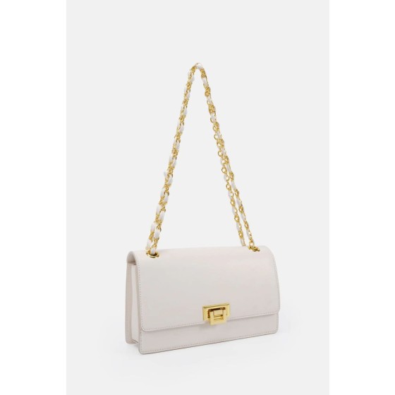 APPREHEND Chain Flap Medium Shoulder Bag