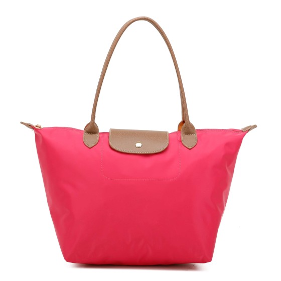 Sturdy Foldable Nylon Tote Shoulder Bag